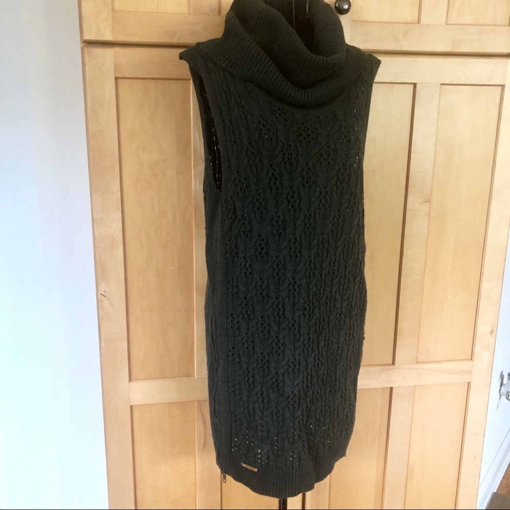 English Laundry Tunic Sleeveless Cowl Neck Sweater size Small